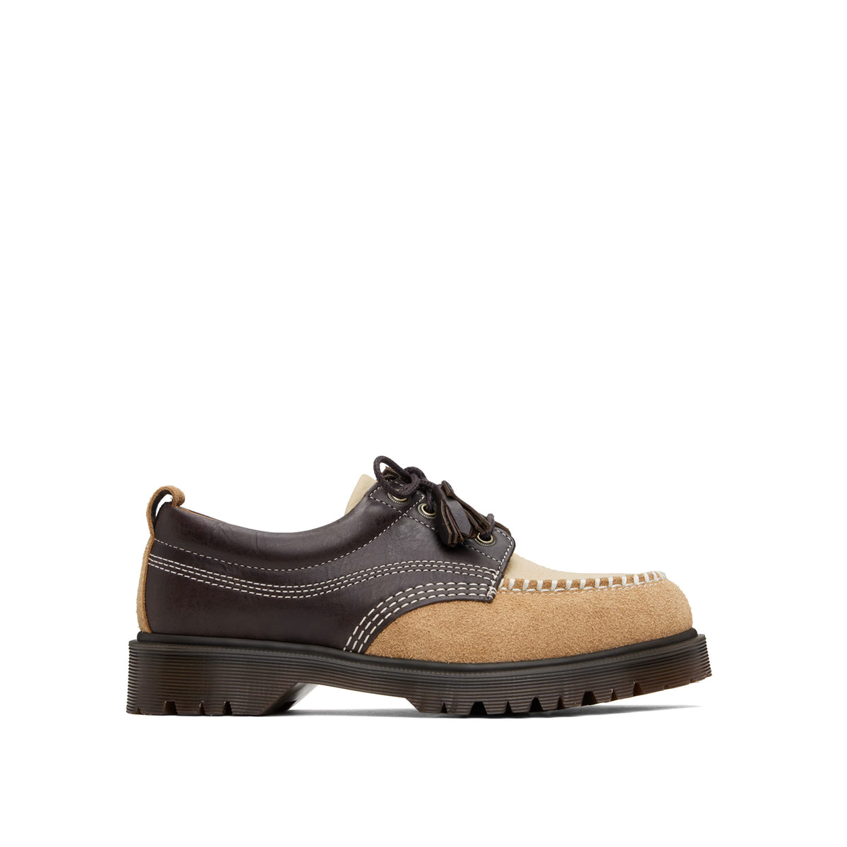 Dr. Martens Lowell Derby Oxford Dark Brown/ Tan Desert FINAL SALE
