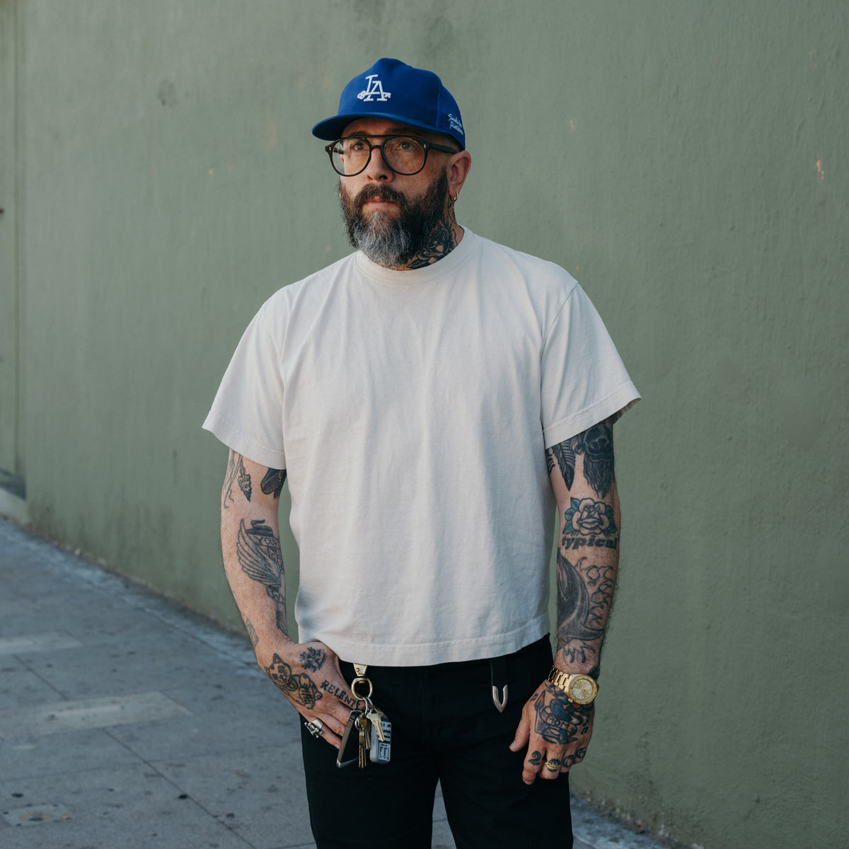 Snake Oil Provisions Easy Tee Ecru
