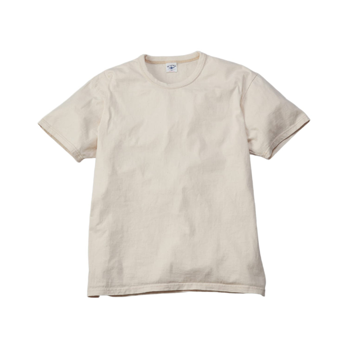 The Flat Head FN-THC-101 Short Sleeve Tube Tee Natural