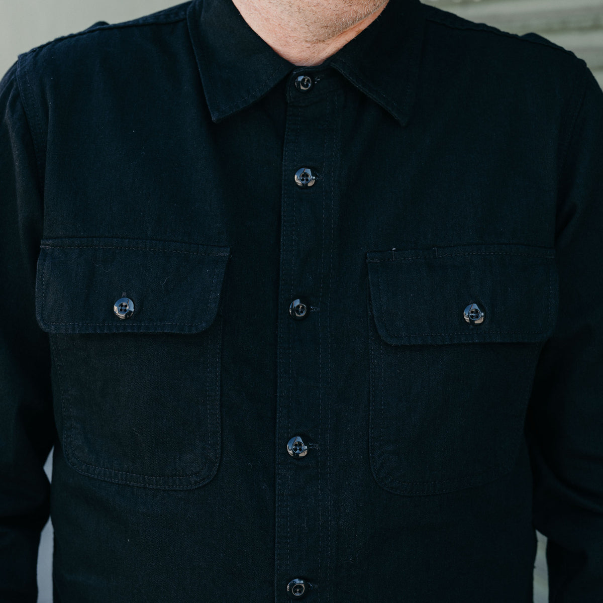 Rogue Territory Field Shirt Rinsed 11oz Stealth FINAL SALE