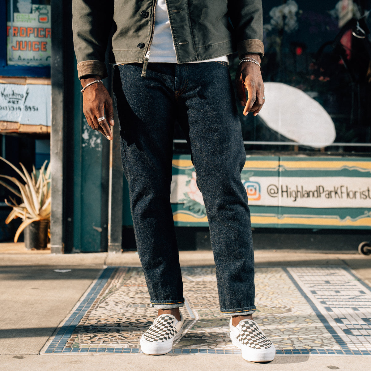 RRL Slim Fit Selvedge Jean Indigo Rinse