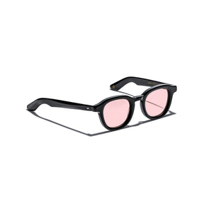 MOSCOT Dahven Black with Custom Made Tints New York Rose