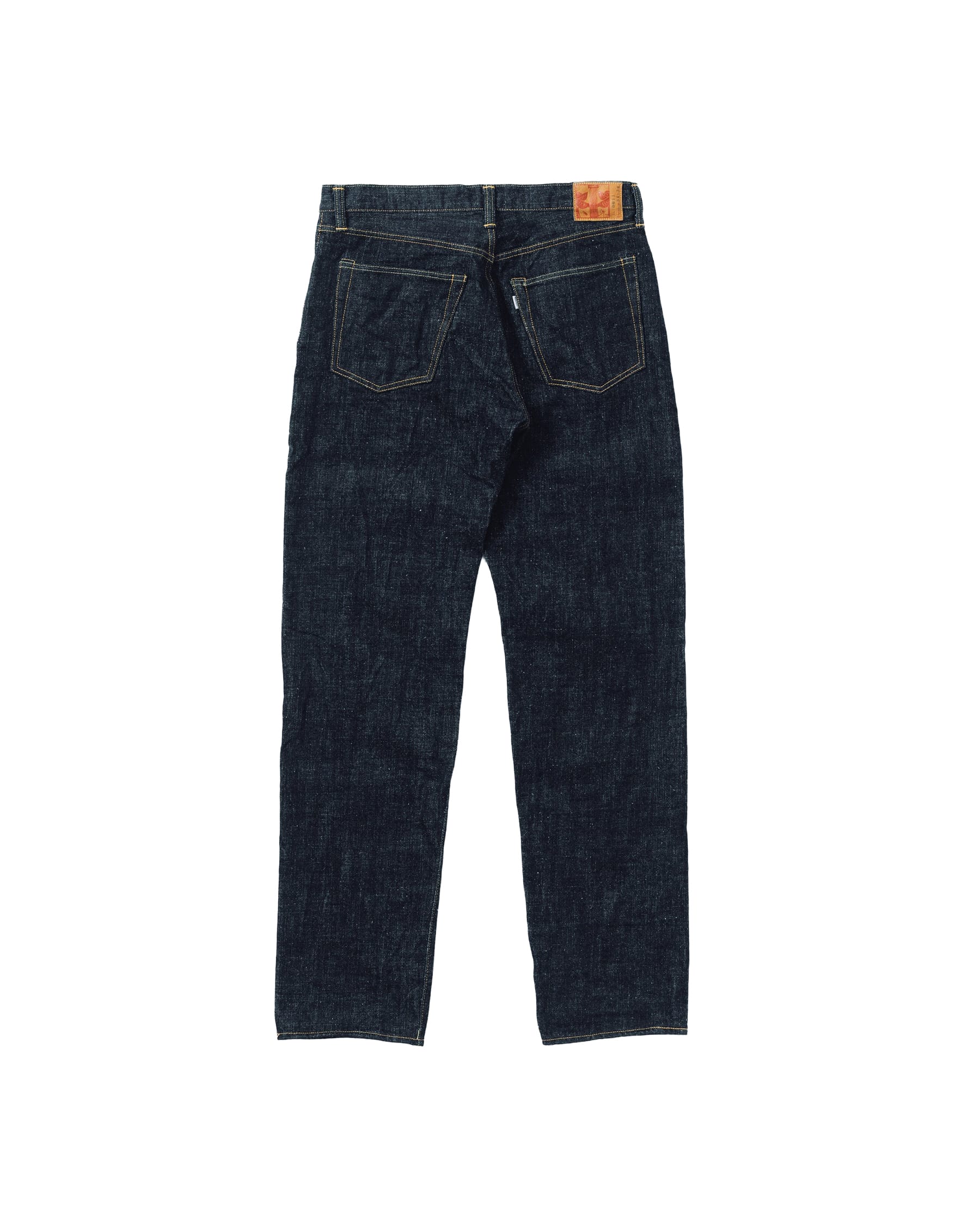Omoto 0611 15.5oz Slub-Nep Denim Relax Fit Button Fly Indigo