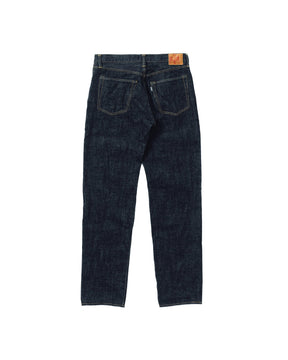 Omoto 0611 15.5oz Slub-Nep Denim Relax Fit Button Fly Indigo