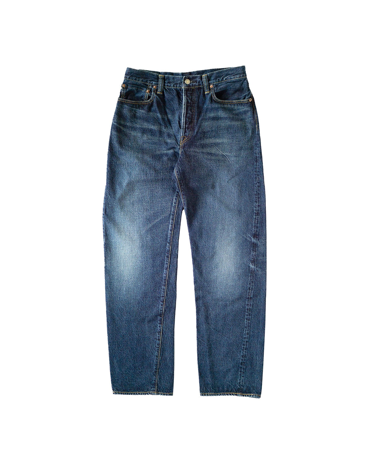 Omoto 0615 13.5oz Denim Relax Fit Button Fly 2 Years Washed