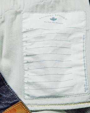 Omoto 0615 13.5oz Denim Relax Fit Button Fly 2 Years Washed