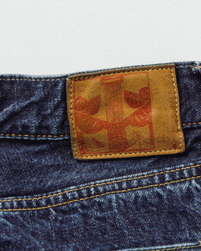 Omoto 0615 13.5oz Denim Relax Fit Button Fly 2 Years Washed