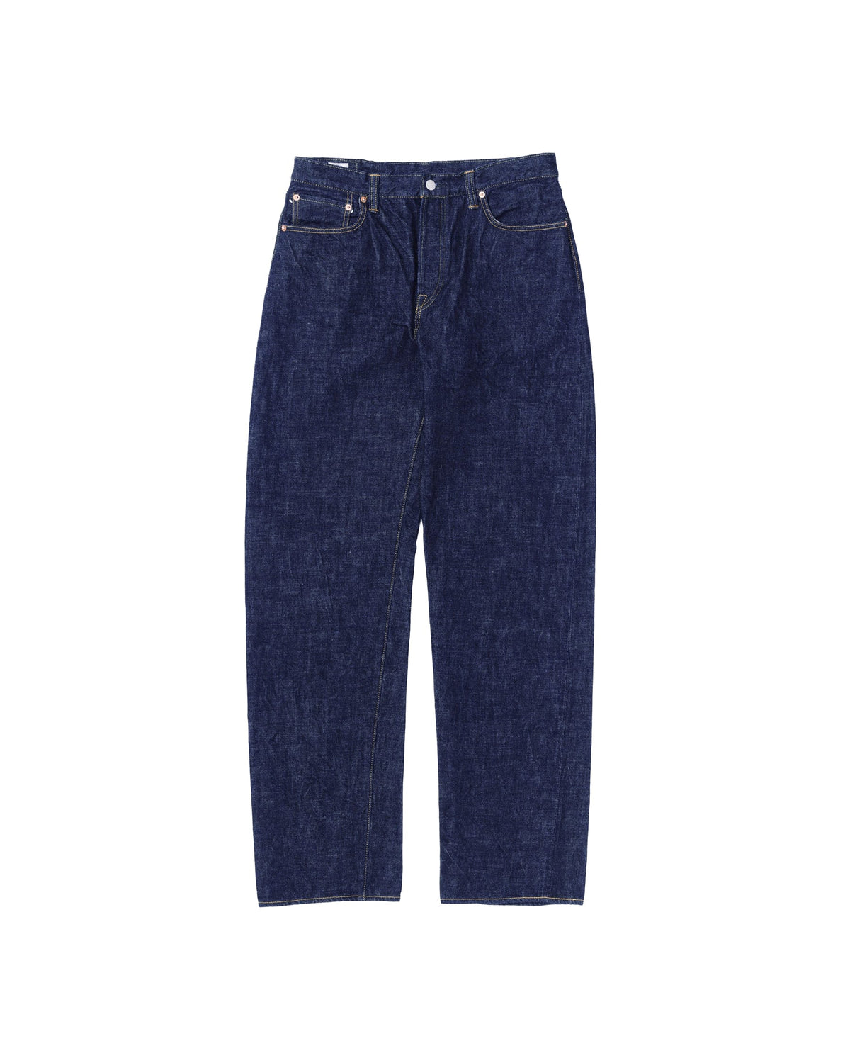 Omoto 0815 13.5oz Denim Loose Fit Button Fly Indigo