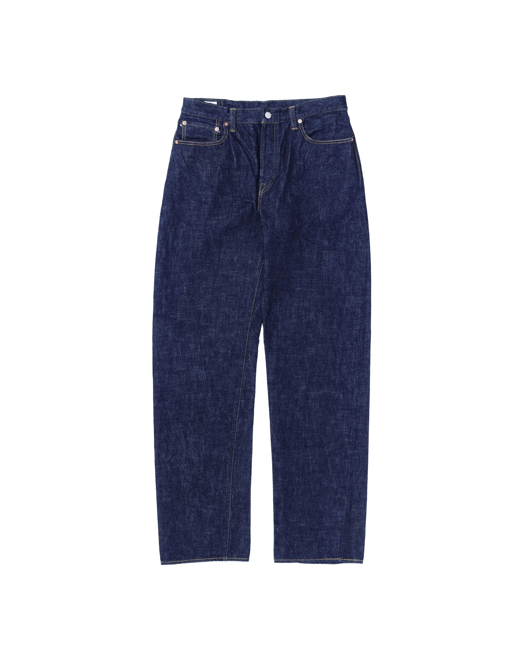 Omoto 0815 13.5oz Denim Loose Fit Button Fly Indigo