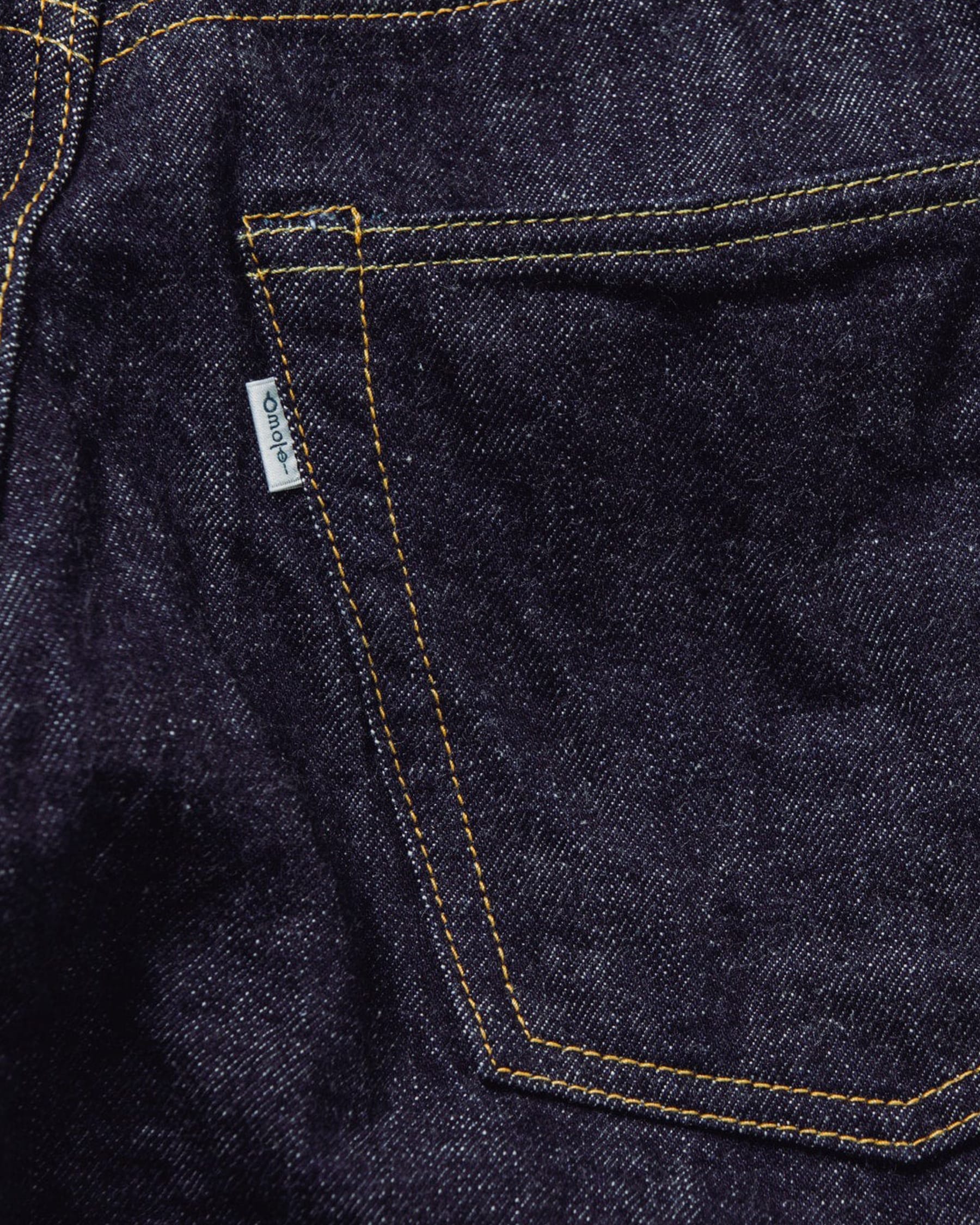 Omoto 0815 13.5oz Denim Loose Fit Button Fly Indigo