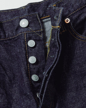 Omoto 0815 13.5oz Denim Loose Fit Button Fly Indigo