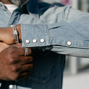 Full Count 4894HW Denim Western Shirt Hand Wash