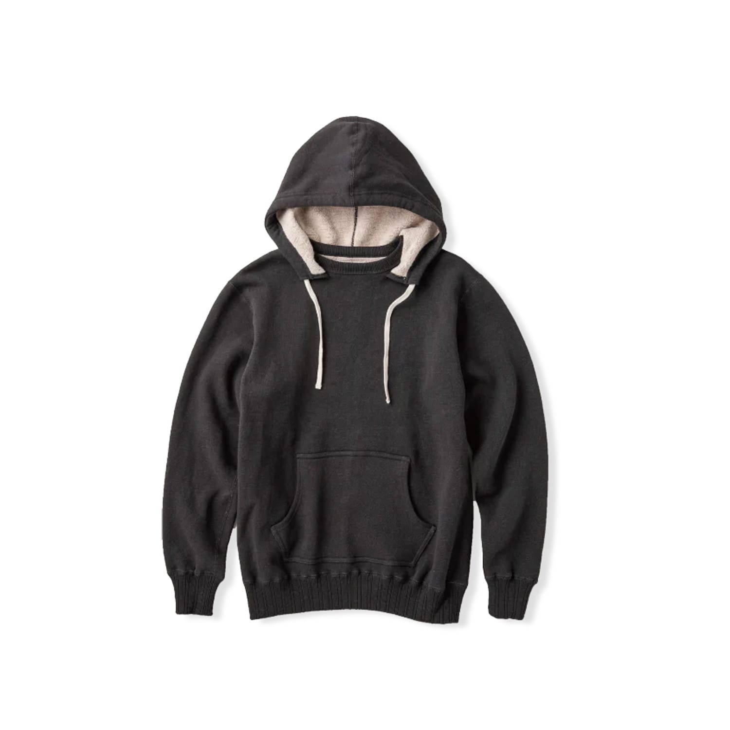 Full Count 3745-22 After Hood Sweat Shirt Mother Cotton Black
