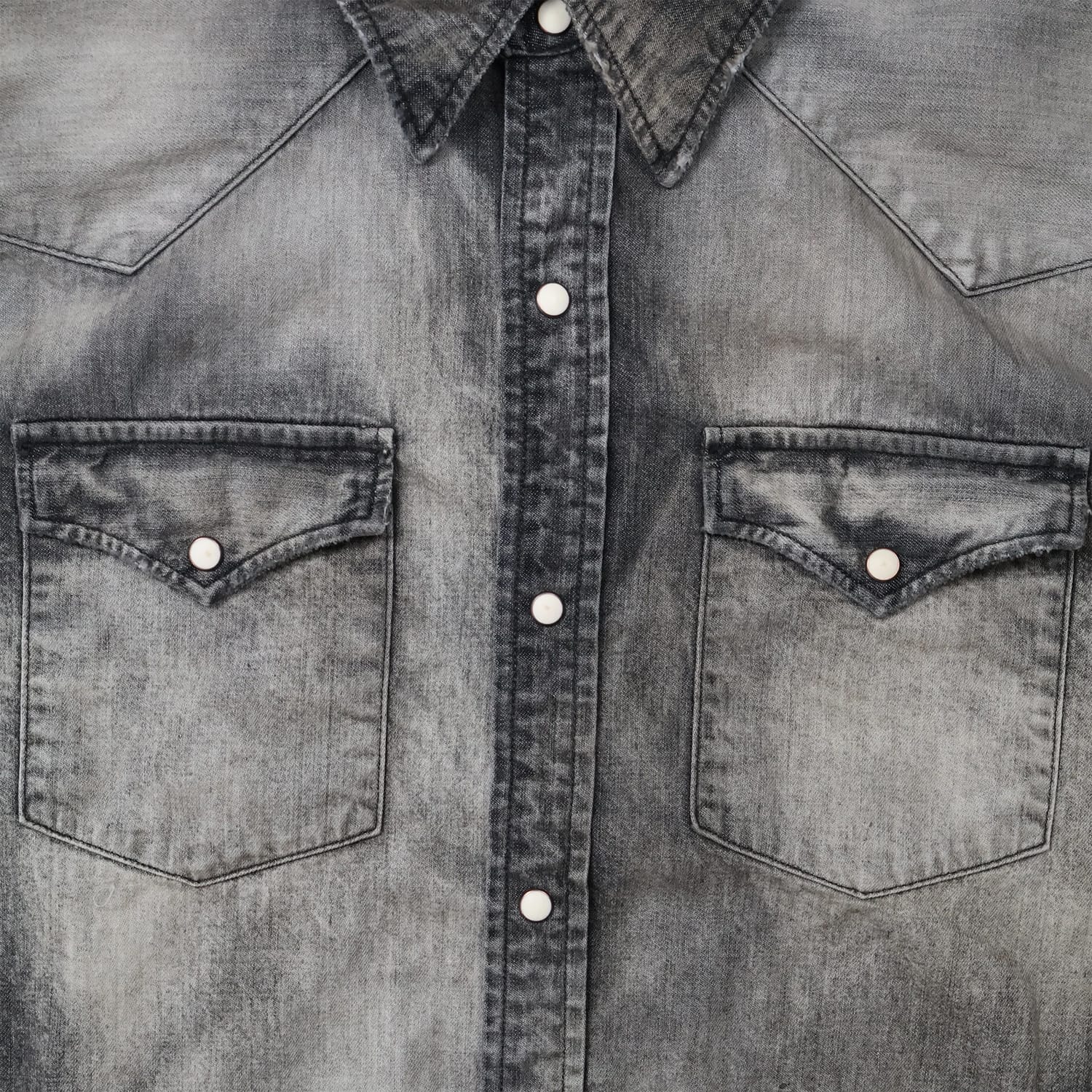 Full Count 4894HW Denim Western Shirt Hand Wash "Looks That Kill" Black