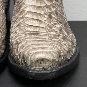 Planet Cowboy Zip Ups Snakeskin Western Boot FINAL SALE