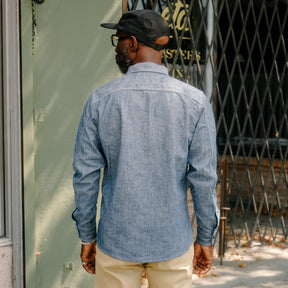 Rogue Territory Work Shirt Rinsed Chambray Indigo