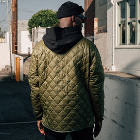Barbour Liddesdale Quilted Liner Army Green FINAL SALE