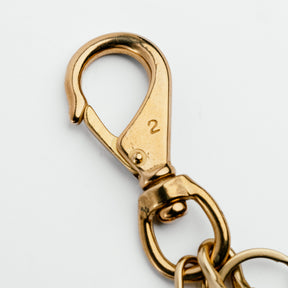 The Black Acre Key Clip Brass