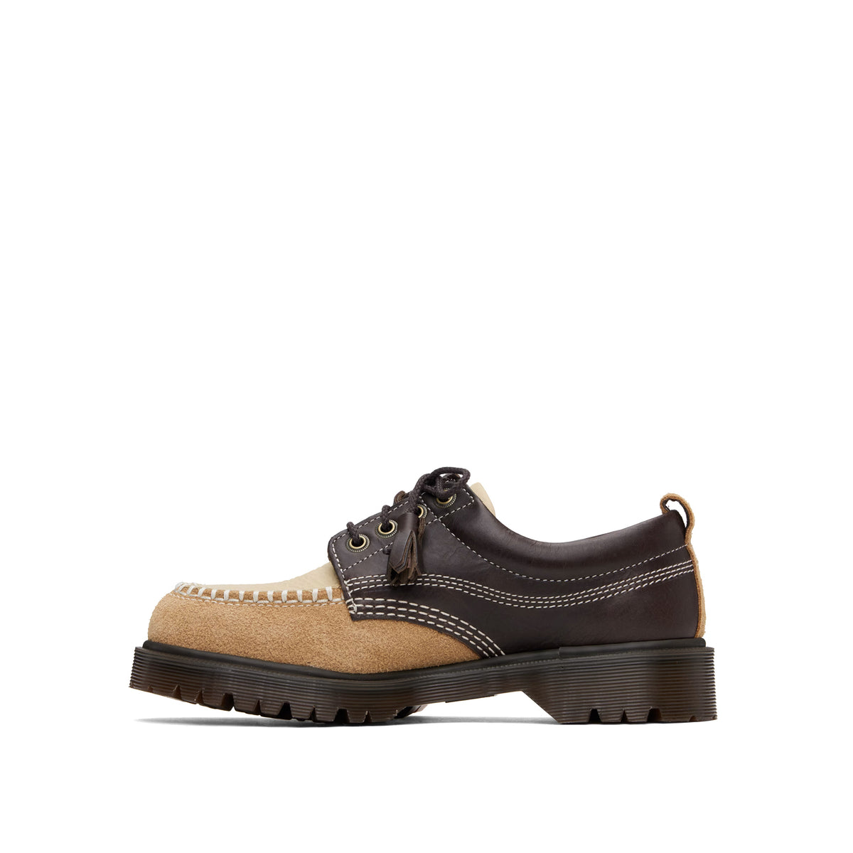 Dr. Martens Lowell Derby Oxford Dark Brown/ Tan Desert FINAL SALE