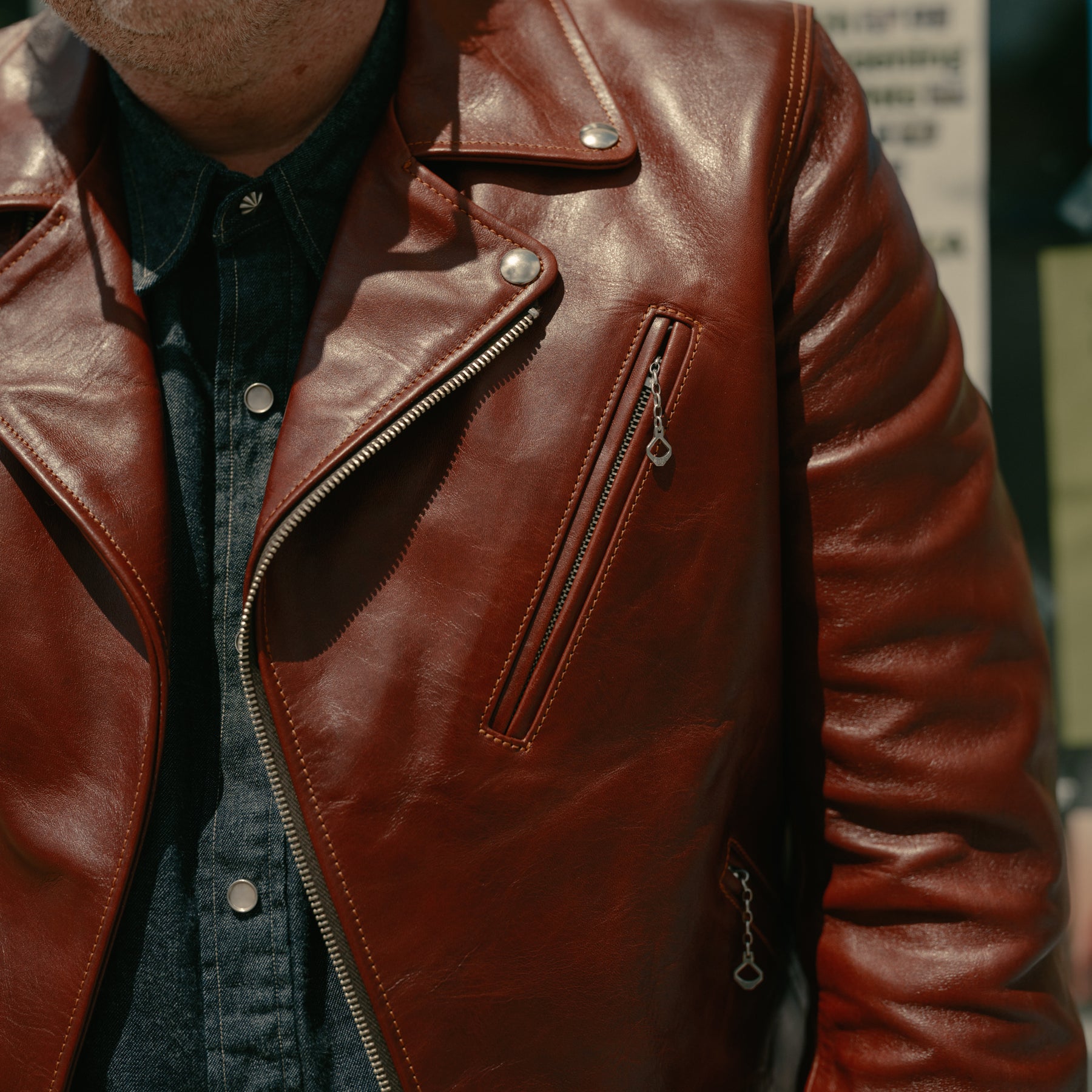 Double Helix Deviant Motorcycle Jacket Burgundy Teacore | SPECIAL ORDER ONLY
