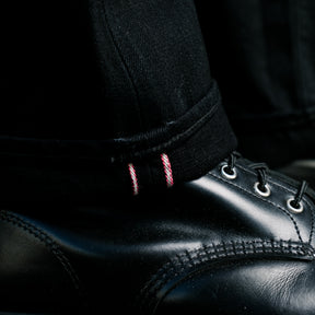 Momotaro MMJZ1101 15.7oz Classic Straight Jean Black