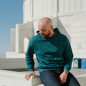 Snake Oil Provisions French Terry Loopback Hoodie Emerald FINAL SALE