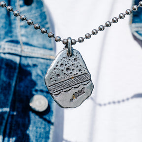 Mt. Hill Silver Sterling Silver Dog Tag Medium