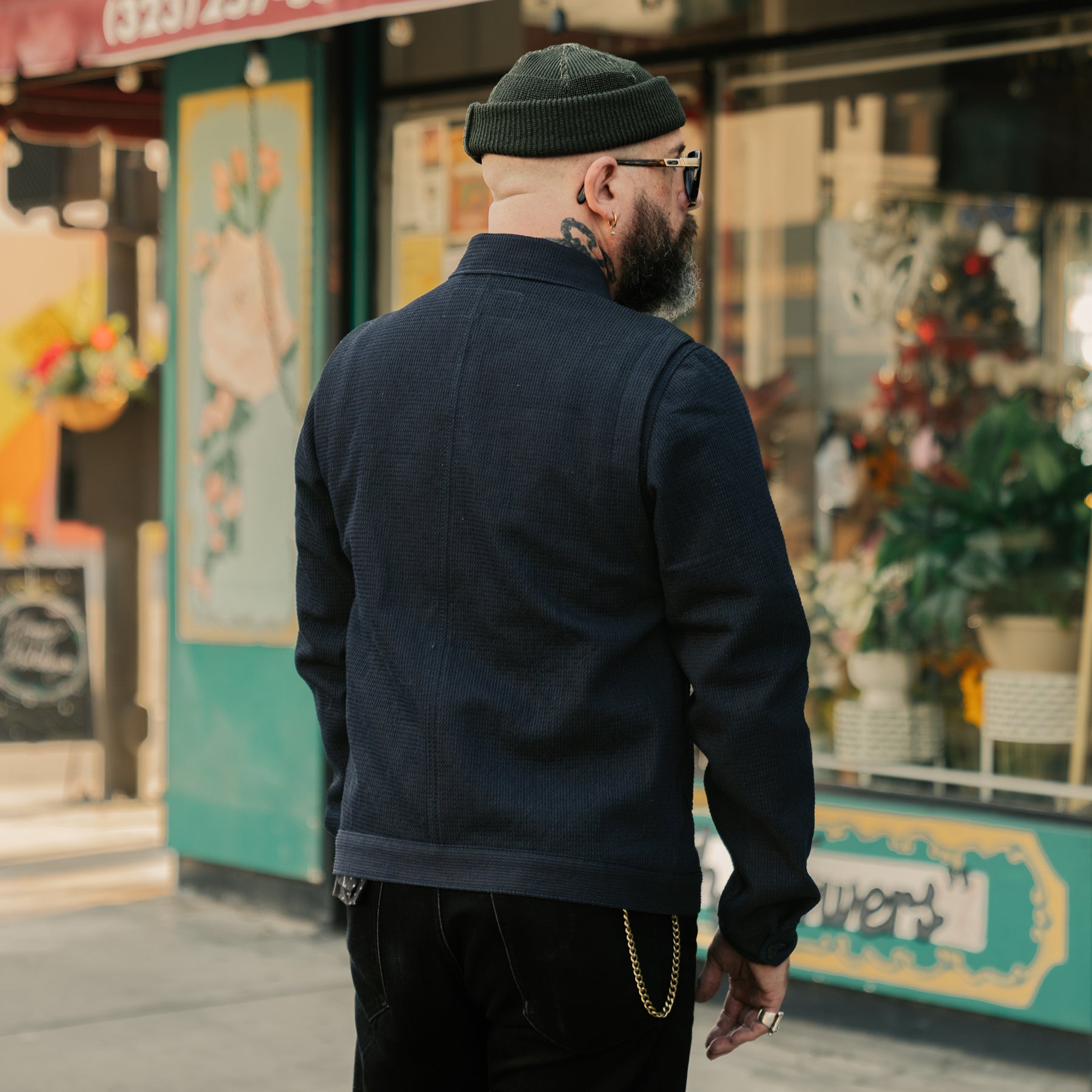 Rogue Territory Ranger Jacket Indigo Sashiko Waffle FINAL SALE