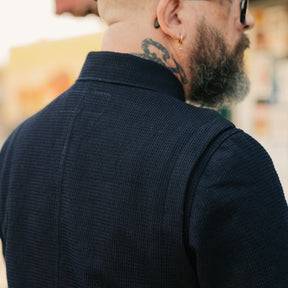 Rogue Territory Ranger Jacket Indigo Sashiko Waffle FINAL SALE