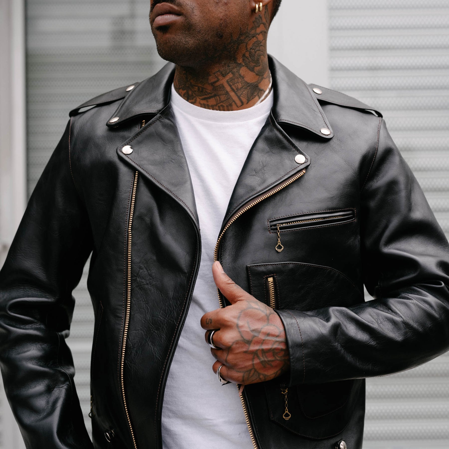 Double Helix Innovator Motorcycle Jacket Black Teacore