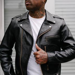 Double Helix Innovator Motorcycle Jacket Black Teacore | SPECIAL ORDER