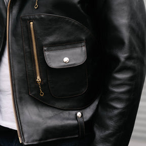 Double Helix Innovator Motorcycle Jacket Black Teacore