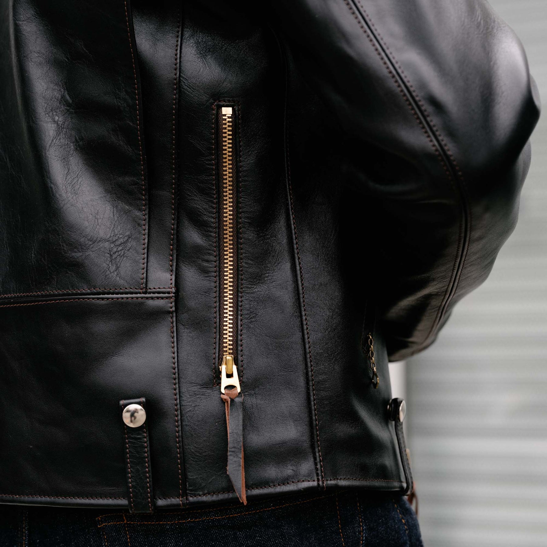 Double Helix Innovator Motorcycle Jacket Black Teacore