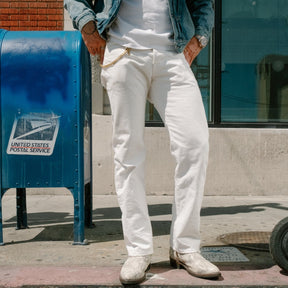 Schaeffer's Garment Hotel x SOP 103 Tall Straight Jean White FINAL SALE