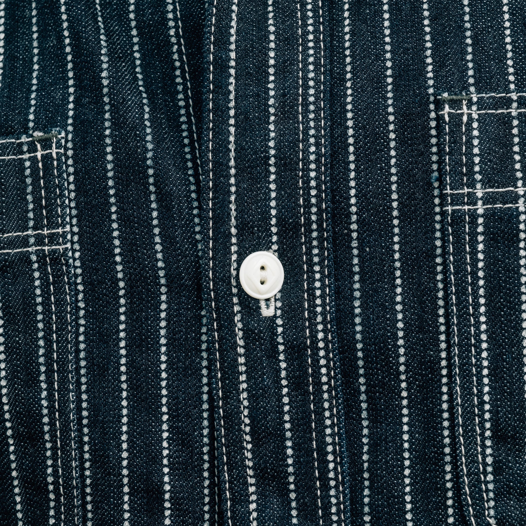 The Flat Head FN-SDK-702S 10oz Denim Wabash Short Sleeve Work Shirt FINAL SALE