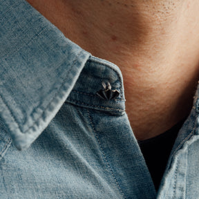 RRL Slim Chambray Western Shirt Davey Wash