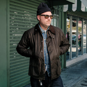 Barbour Bedale Wax Jacket Olive