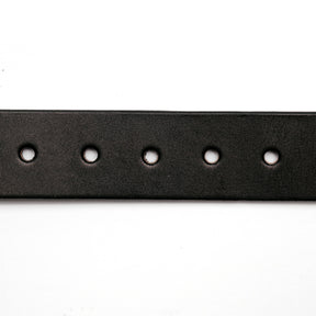 Ewing Dry Goods EDG x SOP Minimalist Belt Black w/ Brushed Nickel
