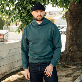Snake Oil Provisions French Terry Loopback Hoodie Emerald FINAL SALE