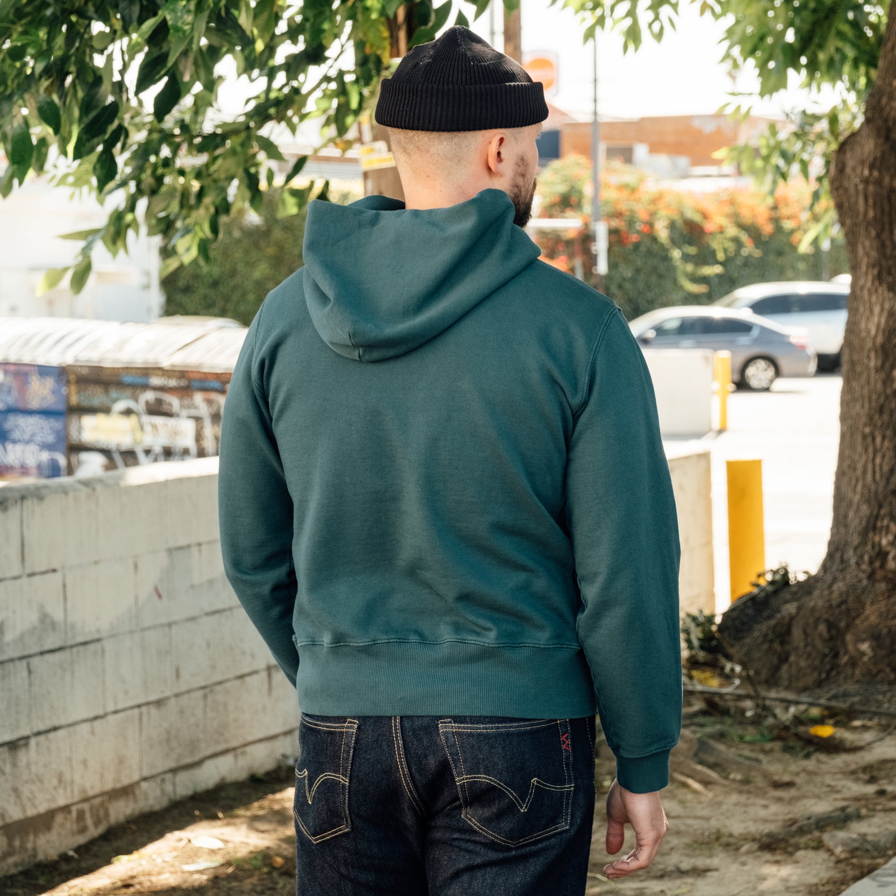 Snake Oil Provisions French Terry Loopback Hoodie Emerald FINAL SALE