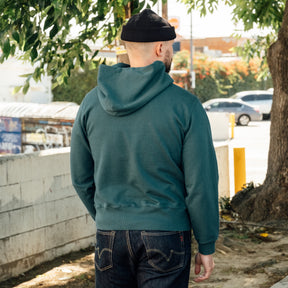 Snake Oil Provisions French Terry Loopback Hoodie Emerald FINAL SALE