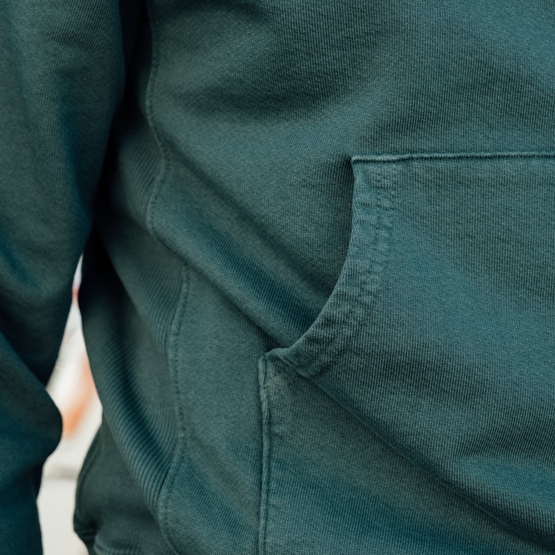 Snake Oil Provisions French Terry Loopback Hoodie Emerald FINAL SALE