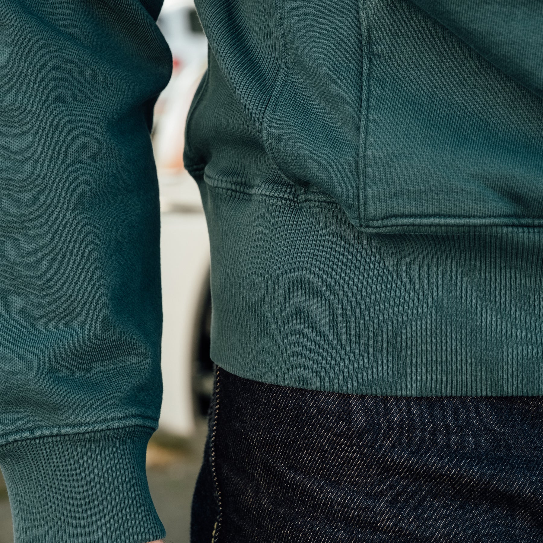 Snake Oil Provisions French Terry Loopback Hoodie Emerald FINAL SALE