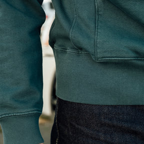 Snake Oil Provisions French Terry Loopback Hoodie Emerald FINAL SALE