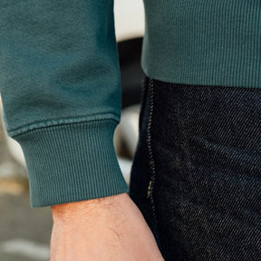 Snake Oil Provisions French Terry Loopback Hoodie Emerald FINAL SALE