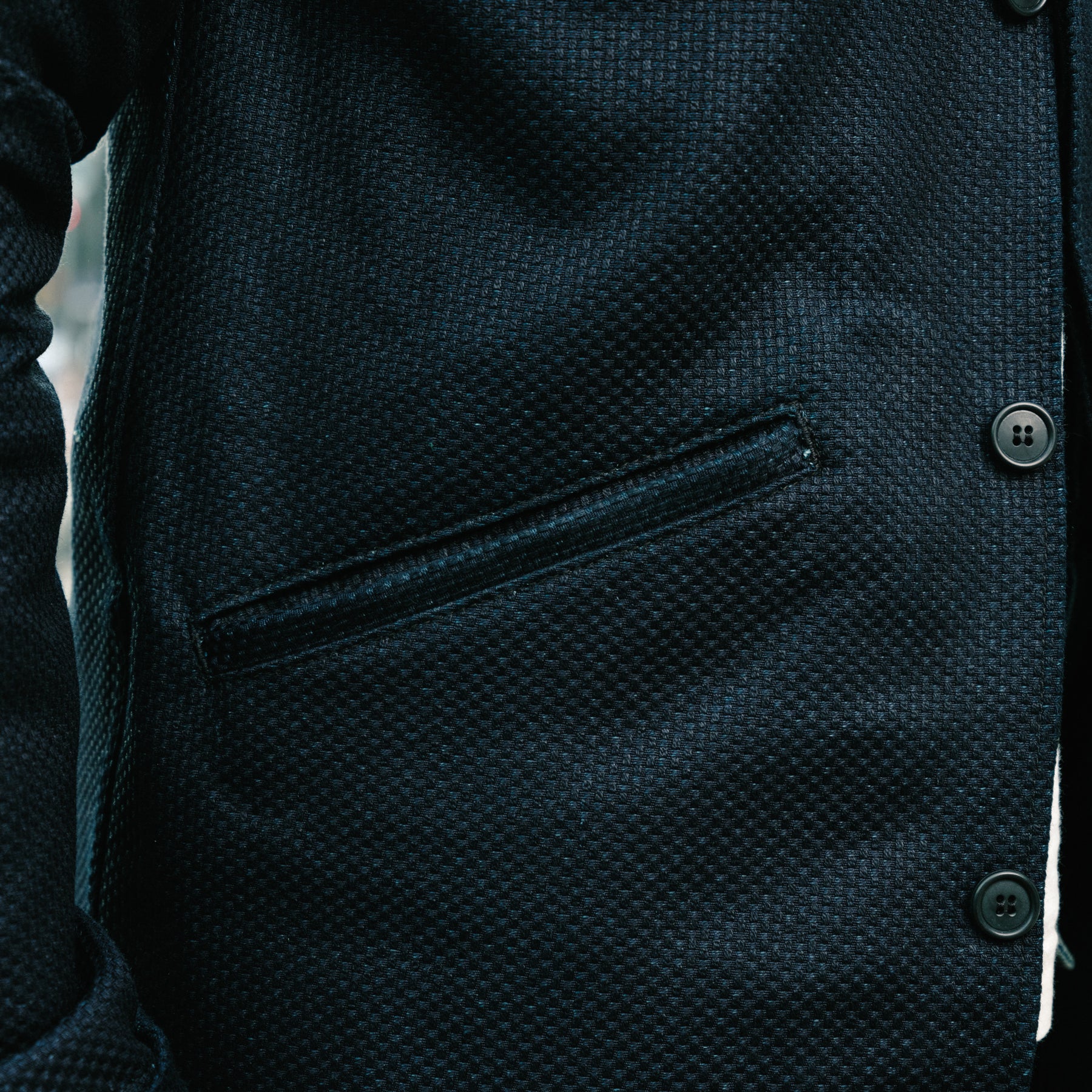 Rouge Territory x Snake Oil Provisions Sashiko Trench Coat FINAL SALE Indigo