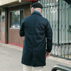 Rouge Territory x Snake Oil Provisions Sashiko Trench Coat FINAL SALE Indigo