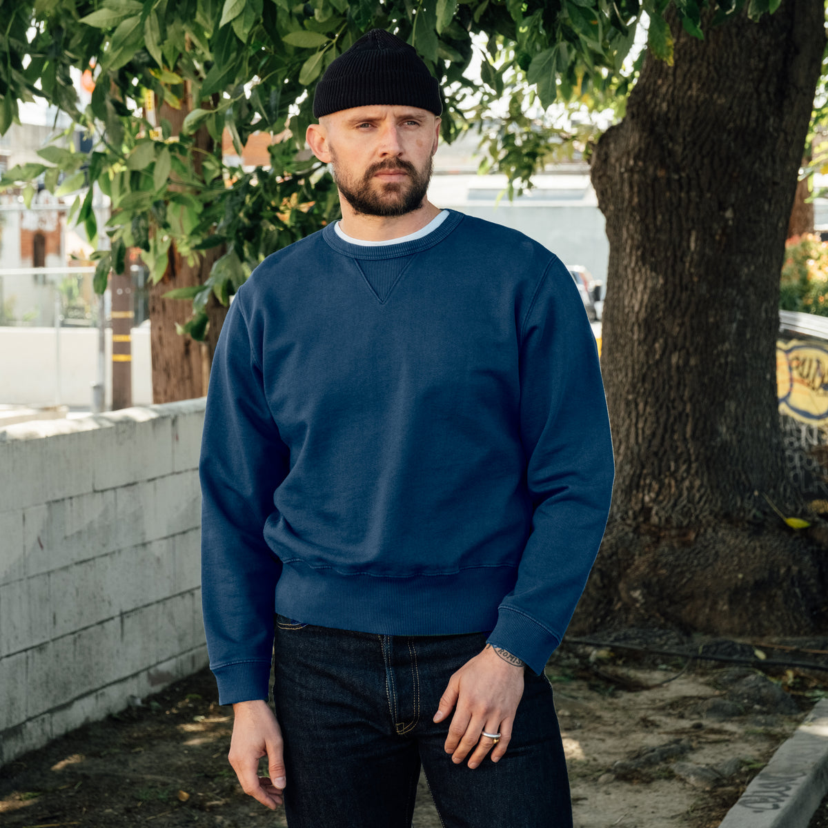 Snake Oil Provisions French Terry Loopback Crewneck Dusk FINAL SALE