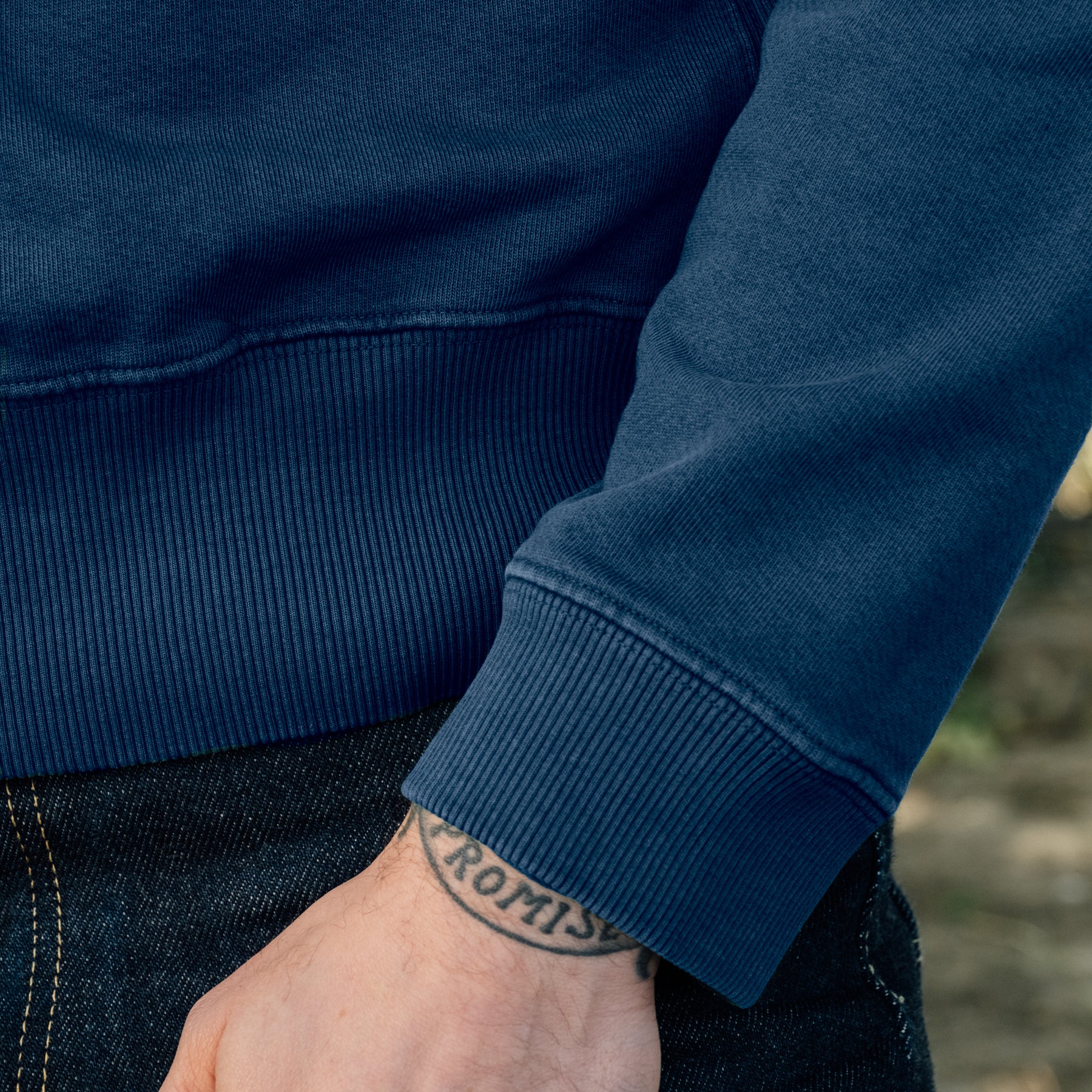 Snake Oil Provisions French Terry Loopback Crewneck Dusk FINAL SALE