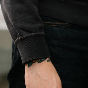 RRL French Terry Crewneck Black Indigo